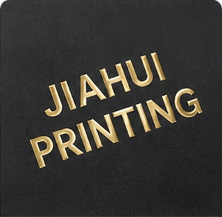 Gold foil surface finishing on paper packaging