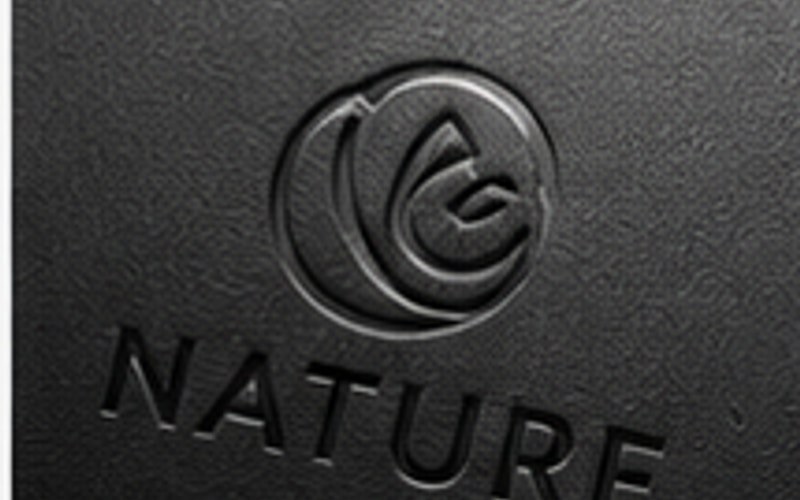 Debossing packaging finish sample