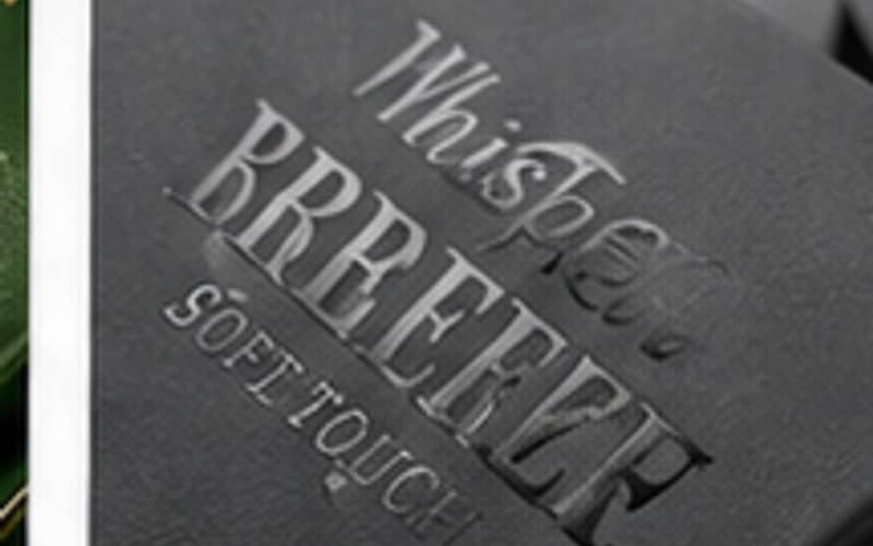Soft-Touch Lamination packaging finish sample