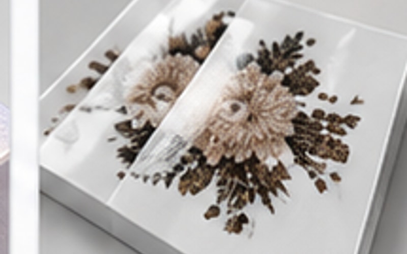 Varnish (Aqueous) packaging finish sample