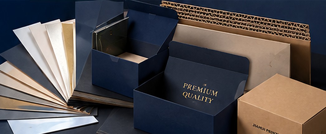 Packaging materials and sample boxes