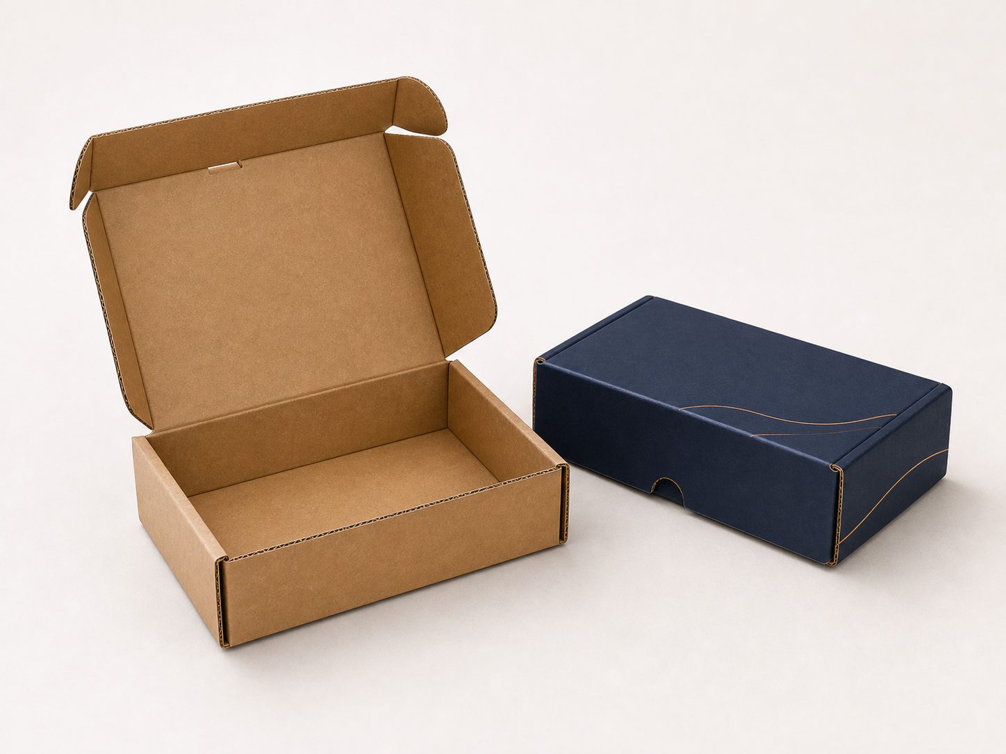 Corrugated Mailer Box packaging structure example