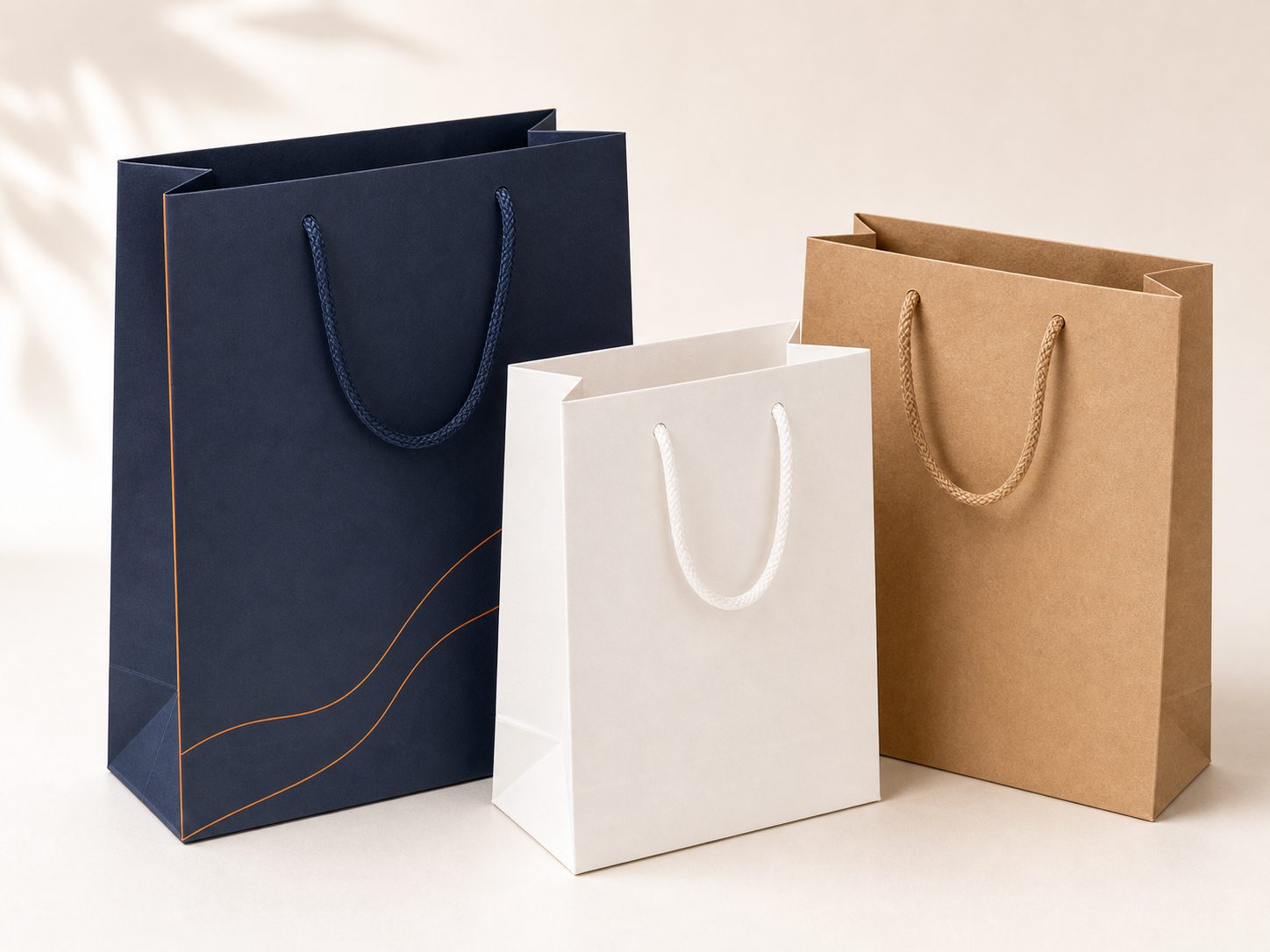 Twisted Paper Handles paper bag handle example