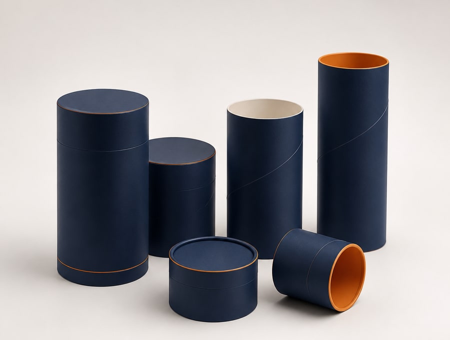 Paper Tube / Round Box packaging structure example
